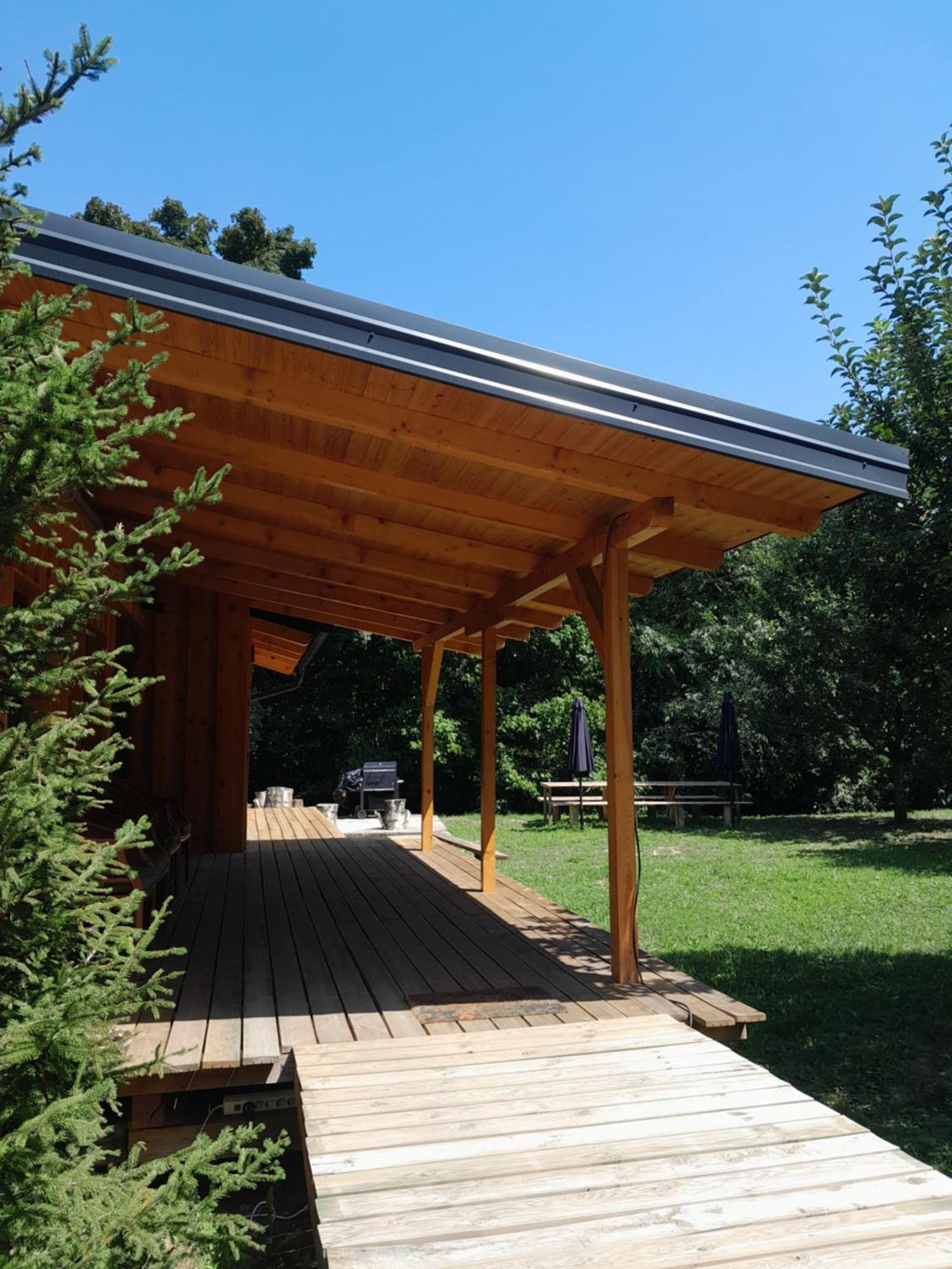 Nica Wood Villa Sremska Kamenica Exterior photo